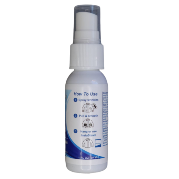InstaSteam Wrinkle Release Booster Laundry Spray SideListing